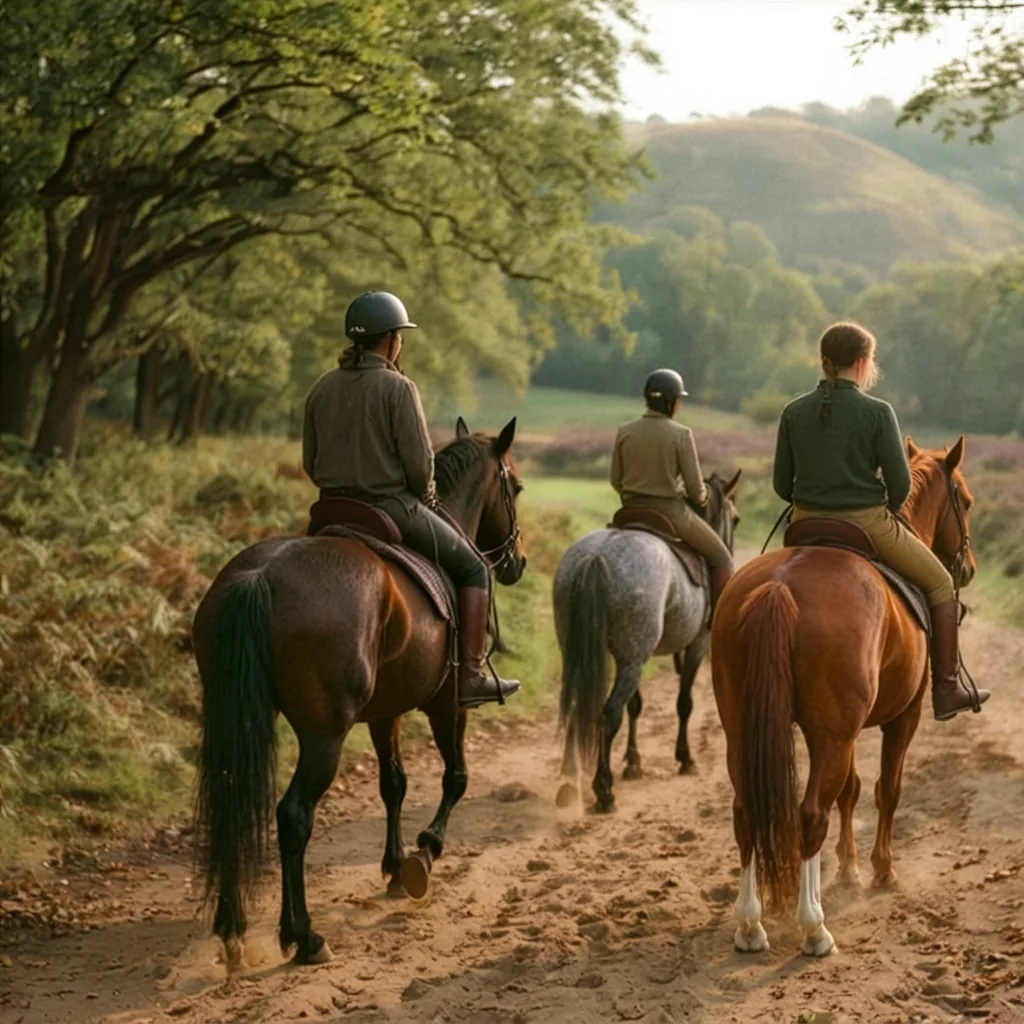 Balade à cheval en Corrèze, autour de Naves